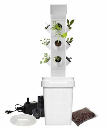 Hydroponic grow tower